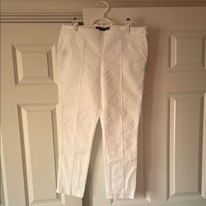 White Slim Fit Pants
